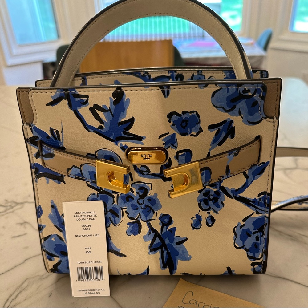 Tory Burch Lee Radziwell petite double bag